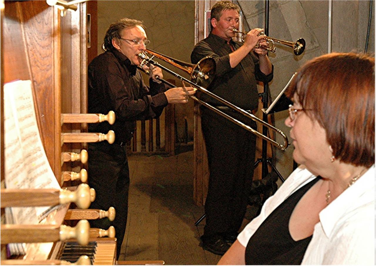 août 2006: Trompette, trombone et orgue