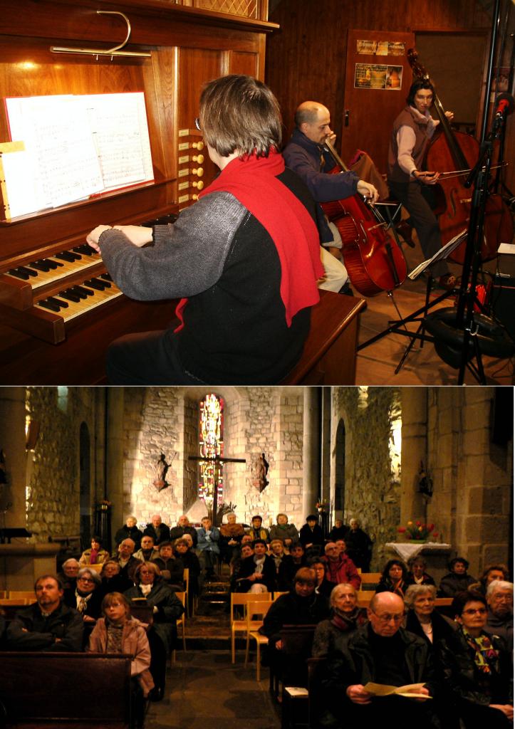 avril 2008 :Violoncelle, contrebasse et orgue 