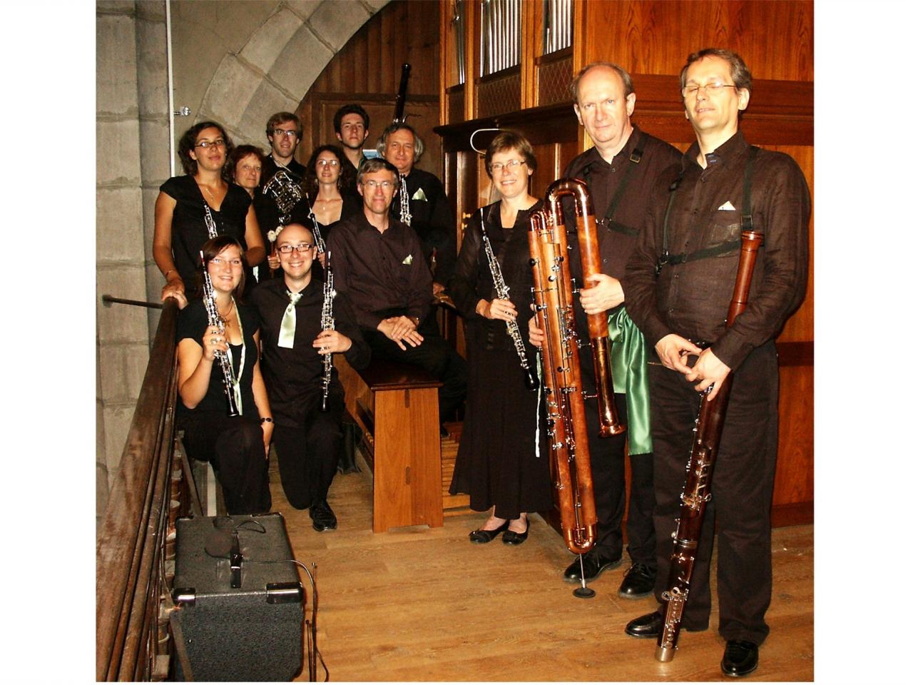 août 2009: bande de hautbois et orgue