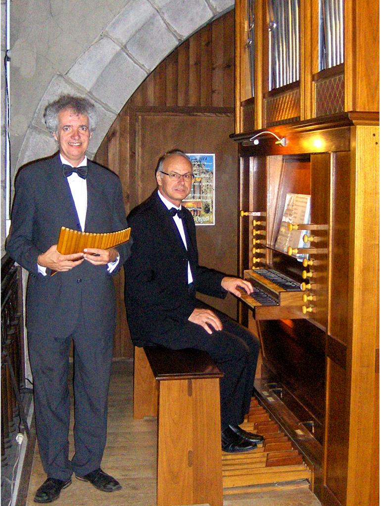 août 2014: Flûte de Pan et orgue