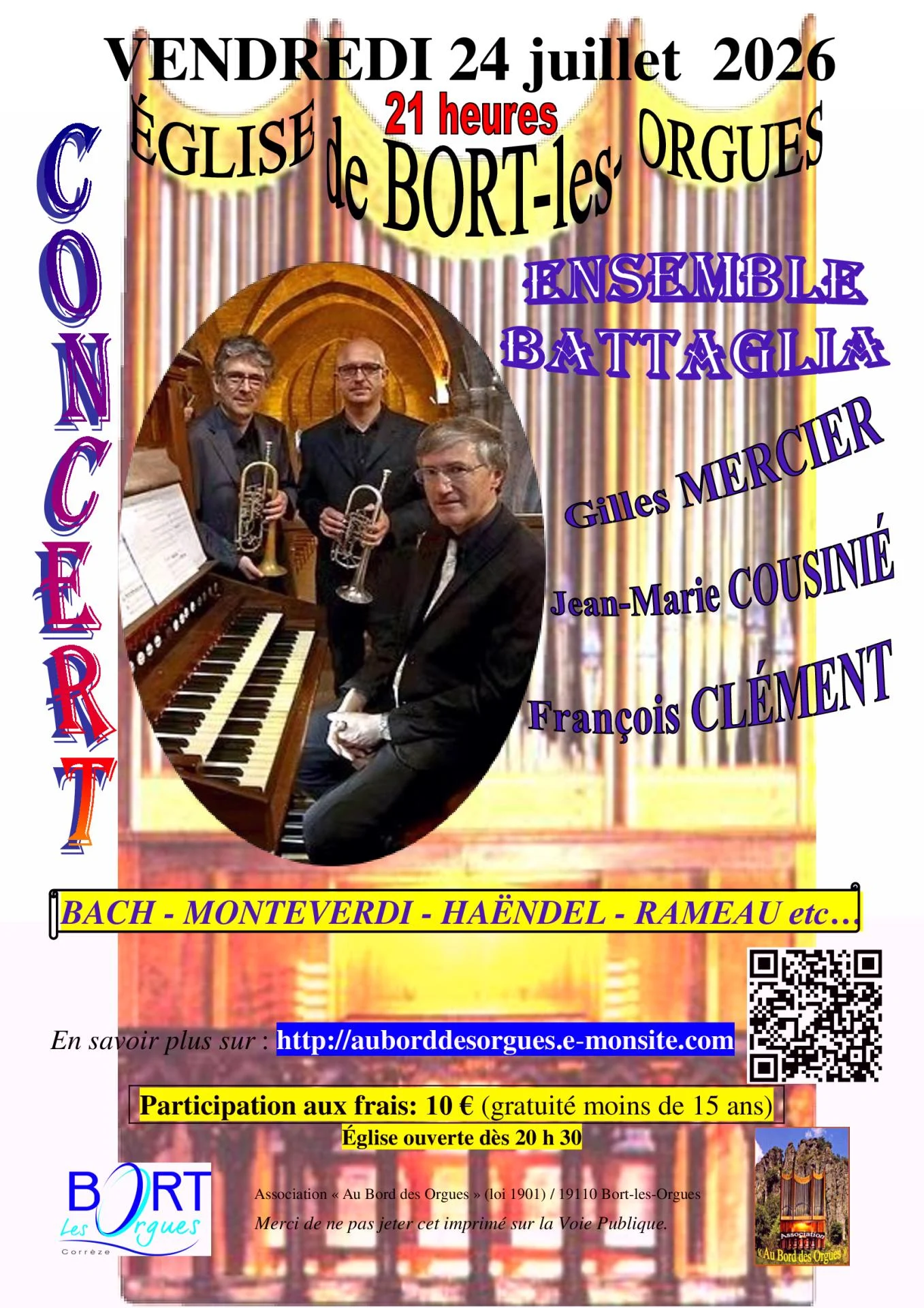 Affiche concert 24 juillet 2026