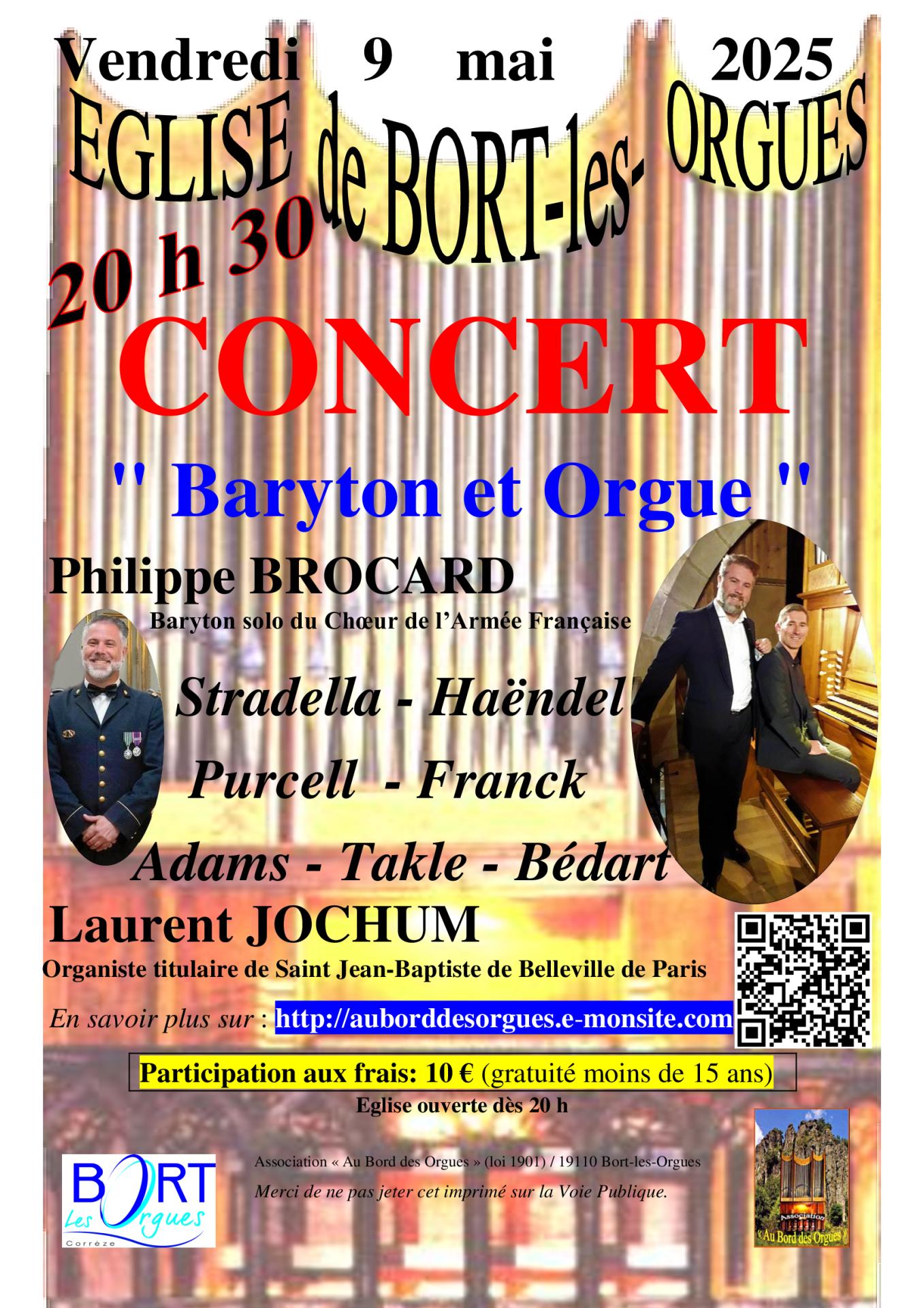 Affiche concert a4 couleurs 9 mai 2025